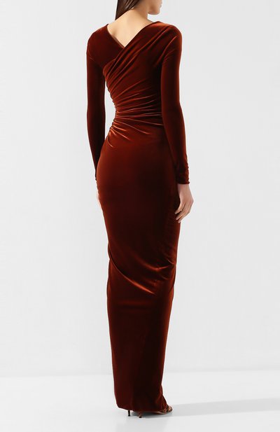 Бархатное платье ALEXANDRE VAUTHIER, арт. 193DR1103 0193-1144, фото 4