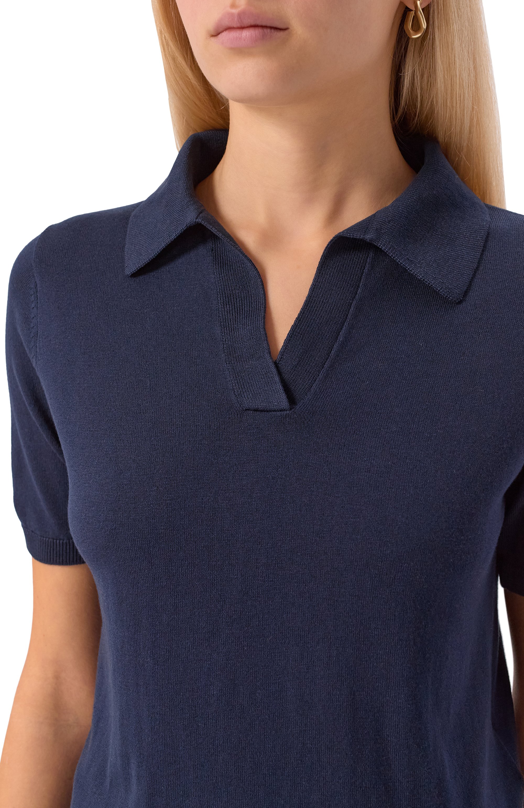 Поло из шелка и хлопка WEEKEND MAX MARA, арт. R0NC0L0, фото 5