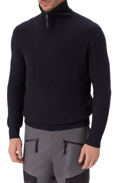 Кашемировый свитер BOGNER темно-синего цвета по цене 96600 руб., арт. 88559764, фото 3 Кашемировый свитер BOGNER, арт. 88559764, фото 3