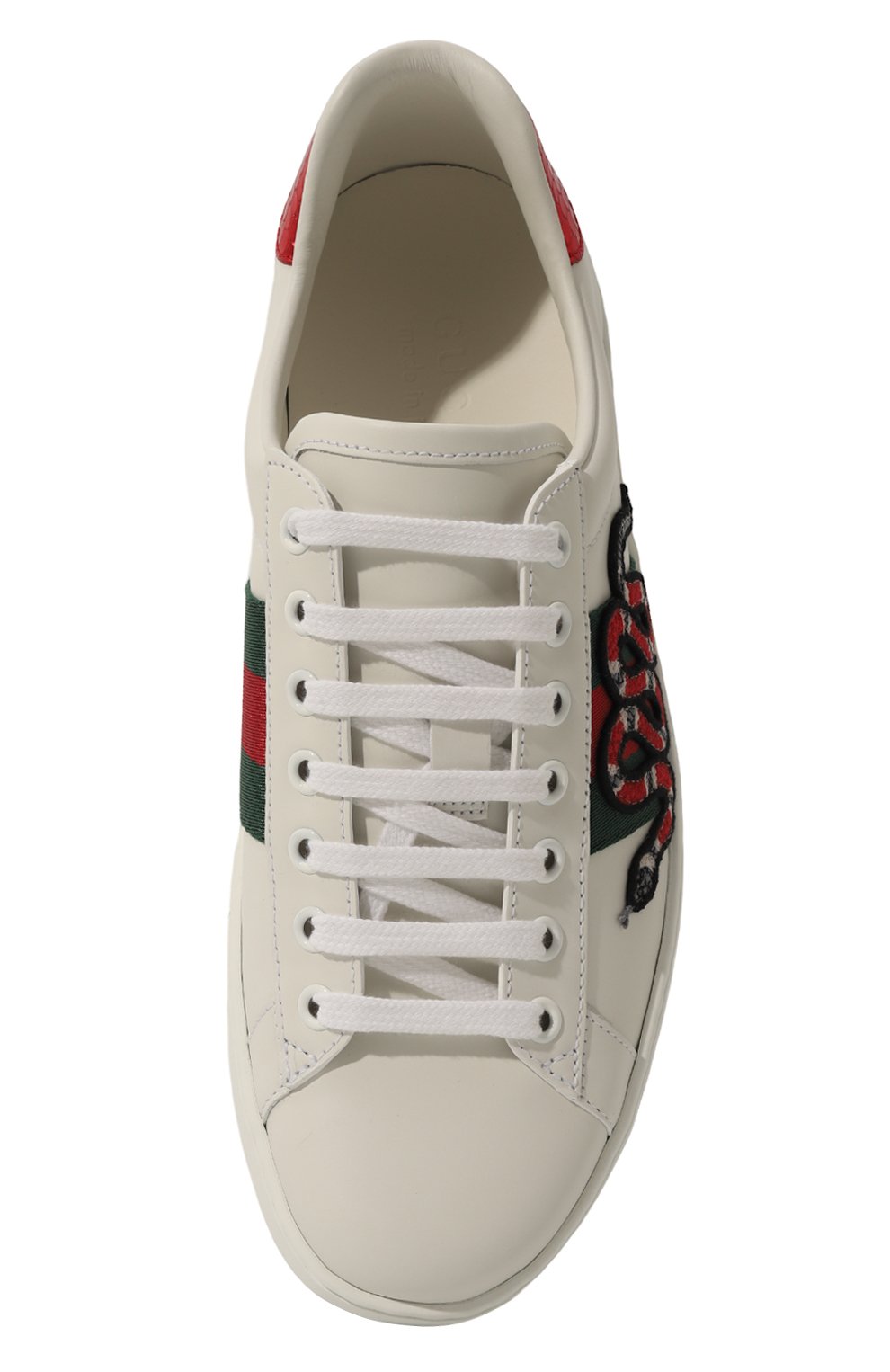 Кожаные кеды ace GUCCI, арт. 456230 02JP0, фото 4