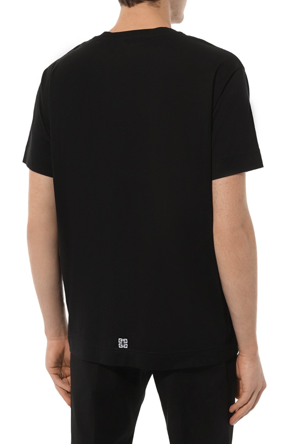 Хлопковая футболка GIVENCHY, арт. BM71CW/3Y6B, фото 4