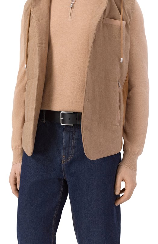 Кожаный ремень BOSS 50558731 Чёрный  50558731 Фото 2