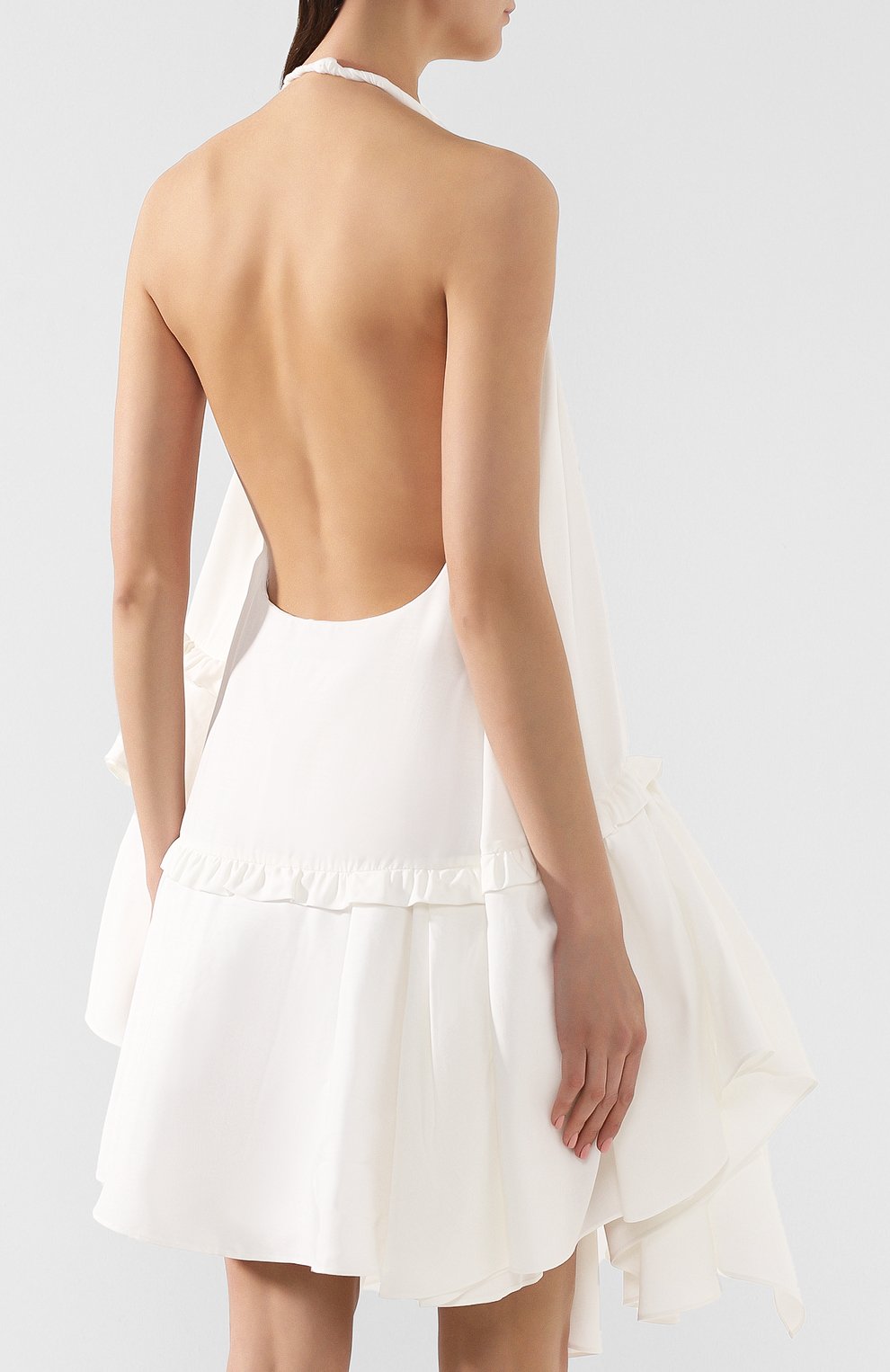 Мини-платье JACQUEMUS белого цвета по цене 65750 руб., арт. 192DR02/21110, фото 4 Мини-платье JACQUEMUS, арт. 192DR02/21110, фото 4