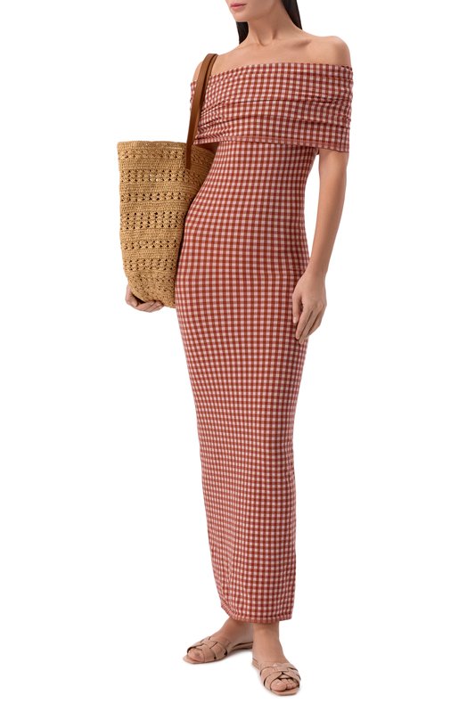 Кожаные шлепанцы Tribute Saint Laurent 571952/B8I00 Бежевый  571952/B8I00 Фото 3