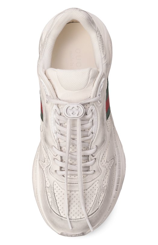 Кожаные кроссовки Gucci 2.0 Gucci 853358/AAF0H Белый  853358/AAF0H Фото 5