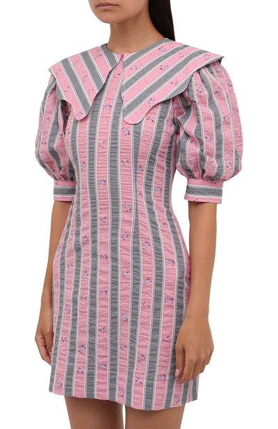 Хлопковое платье GANNI, арт. F6002, фото 3