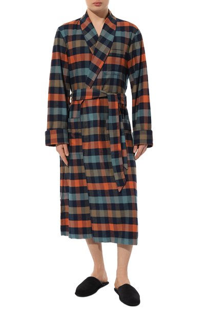 Хлопковый халат DEREK ROSE, арт. 5505-KELB040, фото 3