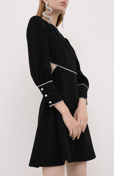 Платье MIU MIU черного цвета по цене 175000 руб., арт. MF3525-1LW6-F0002, фото 3 Платье MIU MIU, арт. MF3525-1LW6-F0002, фото 3