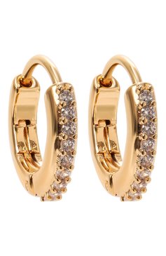 Женские серьги matrix SWAROVSKI золотого цвета, арт. 5697228 | Фото 3 (�Материал: Кристаллы, Металл; Нос: Не проставлено)