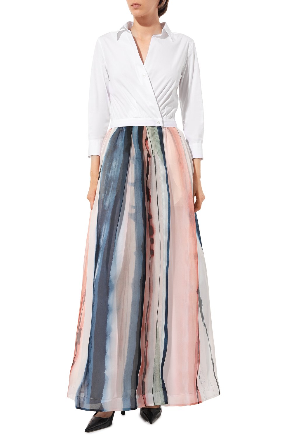 Платье SARA ROKA синего цвета по цене 95500 руб., арт. S1Q7112/SD30251, фото 3 Платье SARA ROKA, арт. S1Q7112/SD30251, фото 3