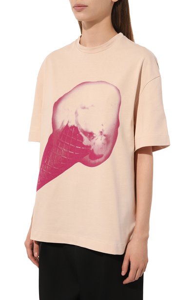 Хлопковая футболка JIL SANDER, арт. J03GC0119/J20219, фото 3