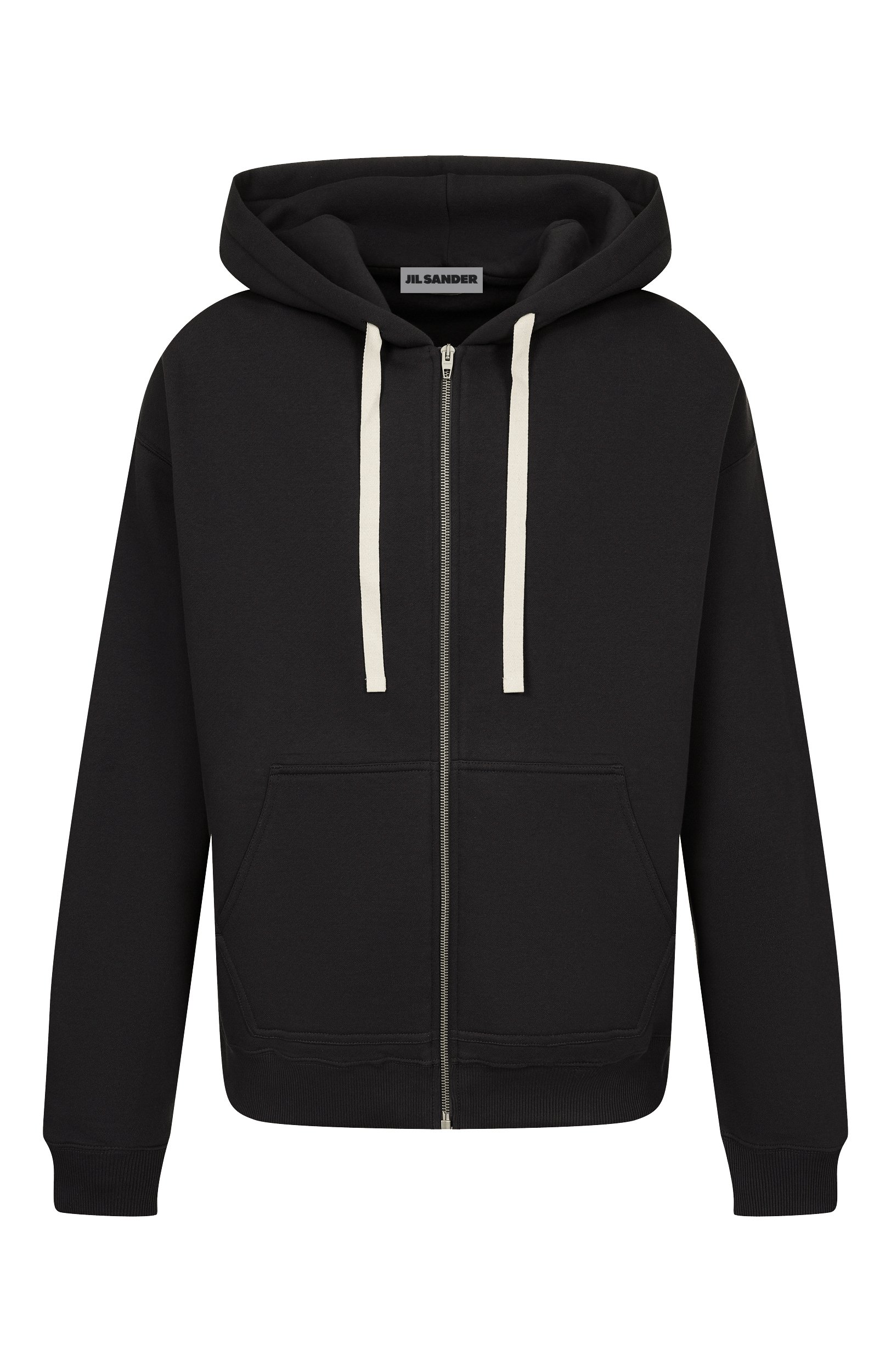 Хлопковая толстовка JIL SANDER черного цвета по цене 164500 руб., арт. J22HG0118/J20128, фото 1 Хлопковая толстовка JIL SANDER, арт. J22HG0118/J20128, фото 1