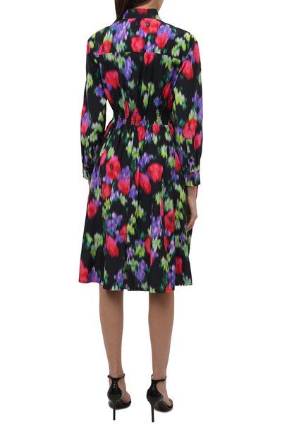 Платье из хлопка и шелка KENZO разноцветного цвета по цене 71500 руб., арт. FC52R0010511, фото 4 Платье из хлопка и шелка KENZO, арт. FC52R0010511, фото 4