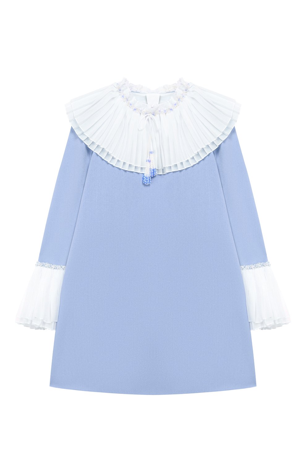 Платье BIBIONA голубого цвета по цене 31200 руб., арт. ABS02SS20/, фото 1 Платье BIBIONA, арт. ABS02SS20/, фото 1