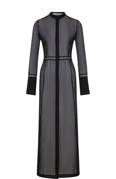 Полупрозрачное платье-рубашка из смеси хлопка и шелка ISABEL BENENATO, арт. WW15S18, фото 1