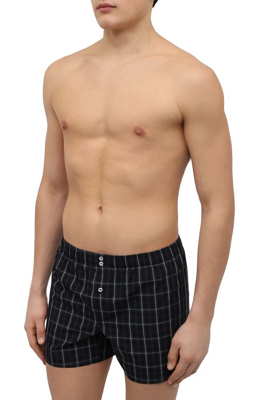 Хлопковые боксеры Roberto Ricetti B0XER DB1/TARTAN 5612-1 Синий  B0XER DB1/TARTAN 5612-1 Фото 2