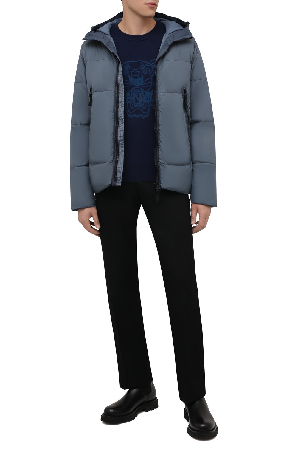 Джемпер из шерсти и хлопка KENZO, арт. FB65PU6453XA, фото 2