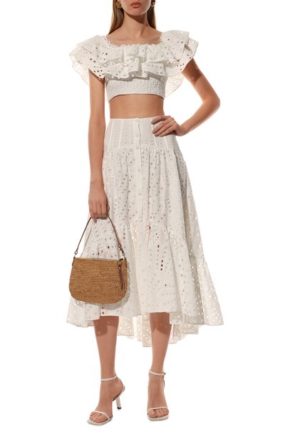 Хлопковая юбка CHARO RUIZ IBIZA, арт. 223403, фото 2