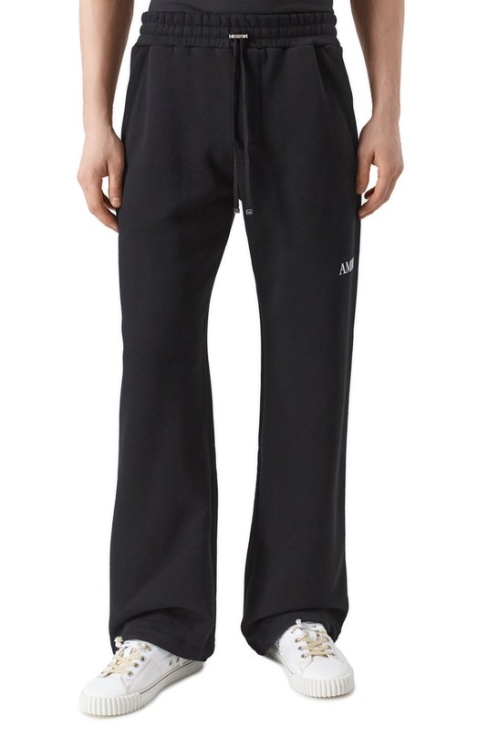 Хлопковые брюки Amiri AMJYSP1028 Чёрный  AMJYSP1028 Фото 3