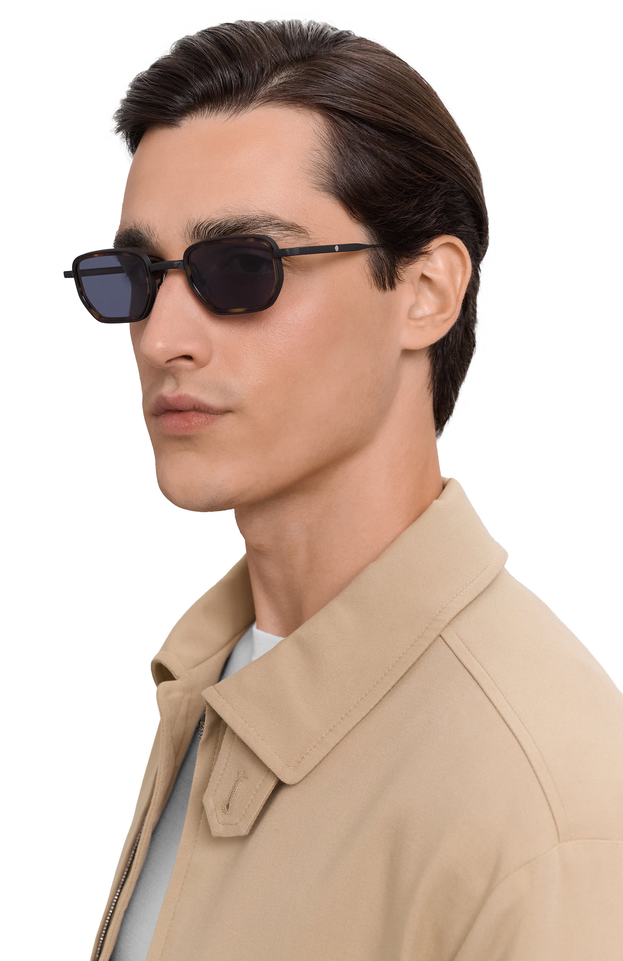 Солнцезащитные очки LUNETTERIE GENERALE синего цвета по цене 128000 руб., арт. ALL THE TIME IN THE W0RLD BL/PALLADIUM IBL, фото 2 Солнцезащитные очки LUNETTERIE GENERALE, арт. ALL THE TIME IN THE W0RLD BL/PALLADIUM IBL, фото 2