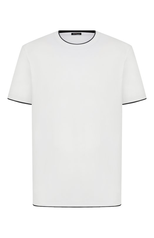 Хлопковая футболка Kiton UMK0970 Белый UMK0970