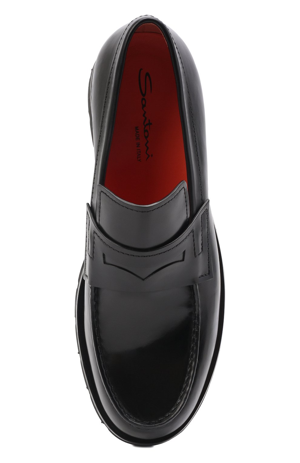 Кожаные пенни-лоферы SANTONI, арт. MCIG17492JM2BPWCN01, фото 6