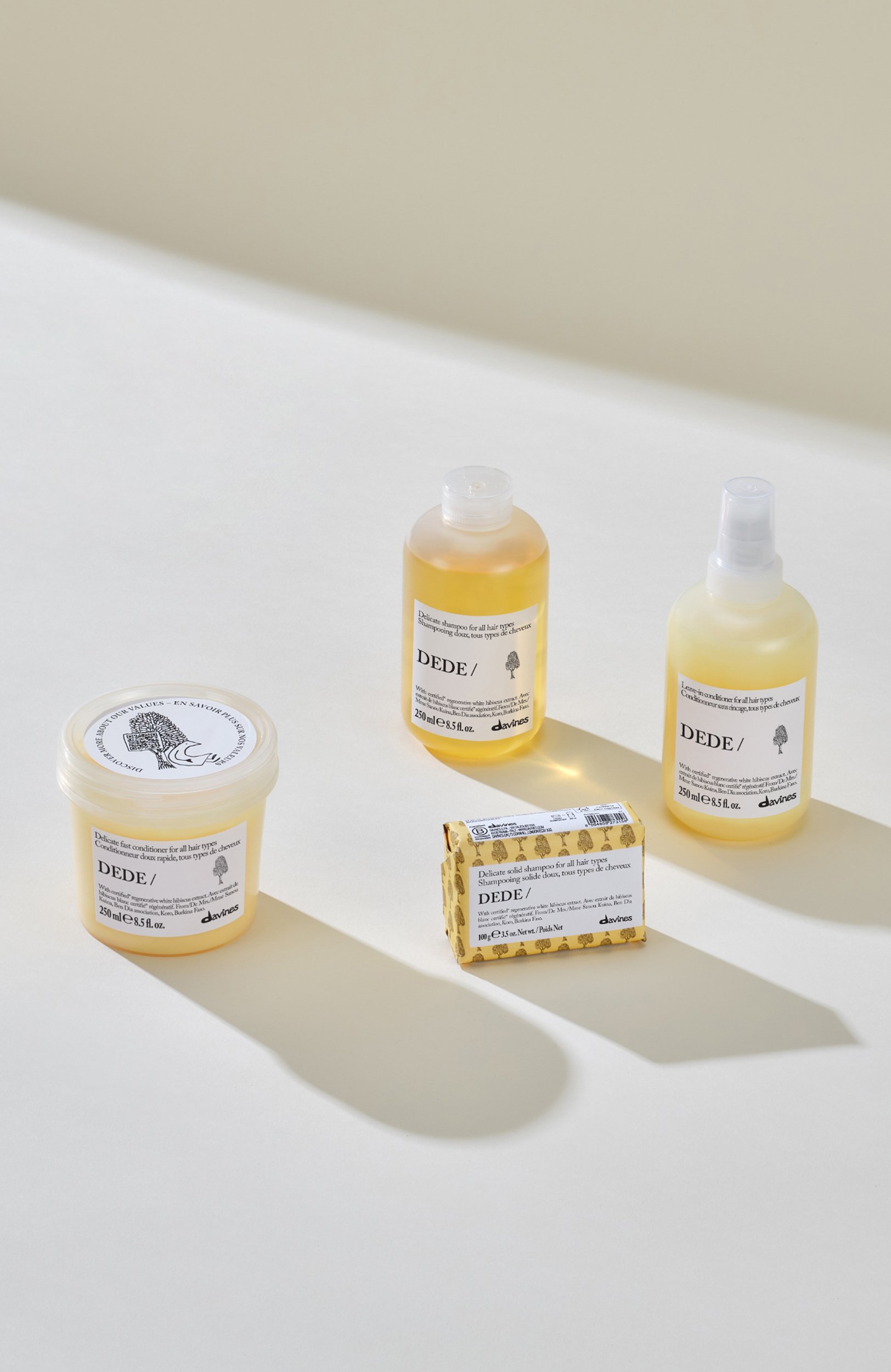 Твердый шампунь для деликатного очищения всех типов волос dede (100g) DAVINES, арт. 70108, фото 3