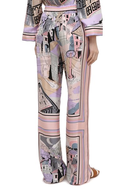 Шелковые брюки EMILIO PUCCI, арт. 1ERT40/1E721, фото 4