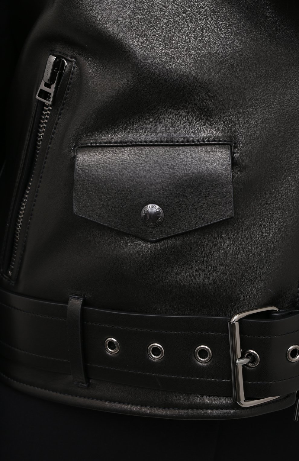 Кожаная куртка TOM FORD, арт. CSF623-FUX127, фото 6