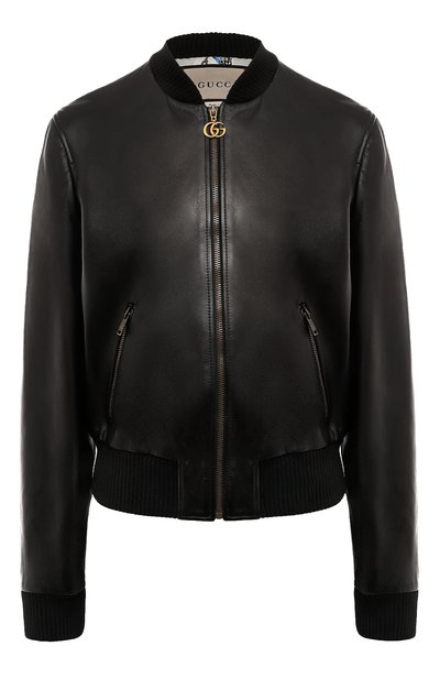 Женский кожаный бомбер GUCCI, арт. 659238/XNA0U