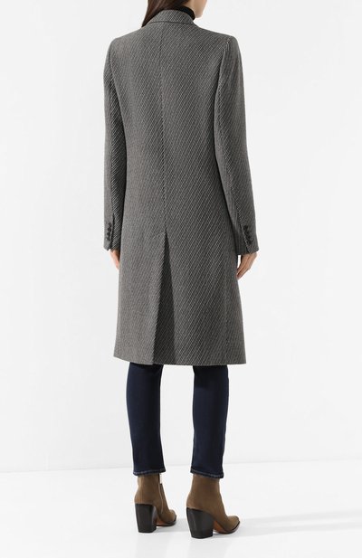 Шерстяное пальто ISABEL MARANT серого цвета по цене 139500 руб., арт. MA0710-20P009I/HARRY, фото 4 Шерстяное пальто ISABEL MARANT, арт. MA0710-20P009I/HARRY, фото 4