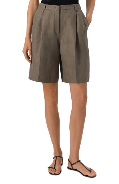 Льняные шорты 12 STOREEZ, арт. 132825, фото 3