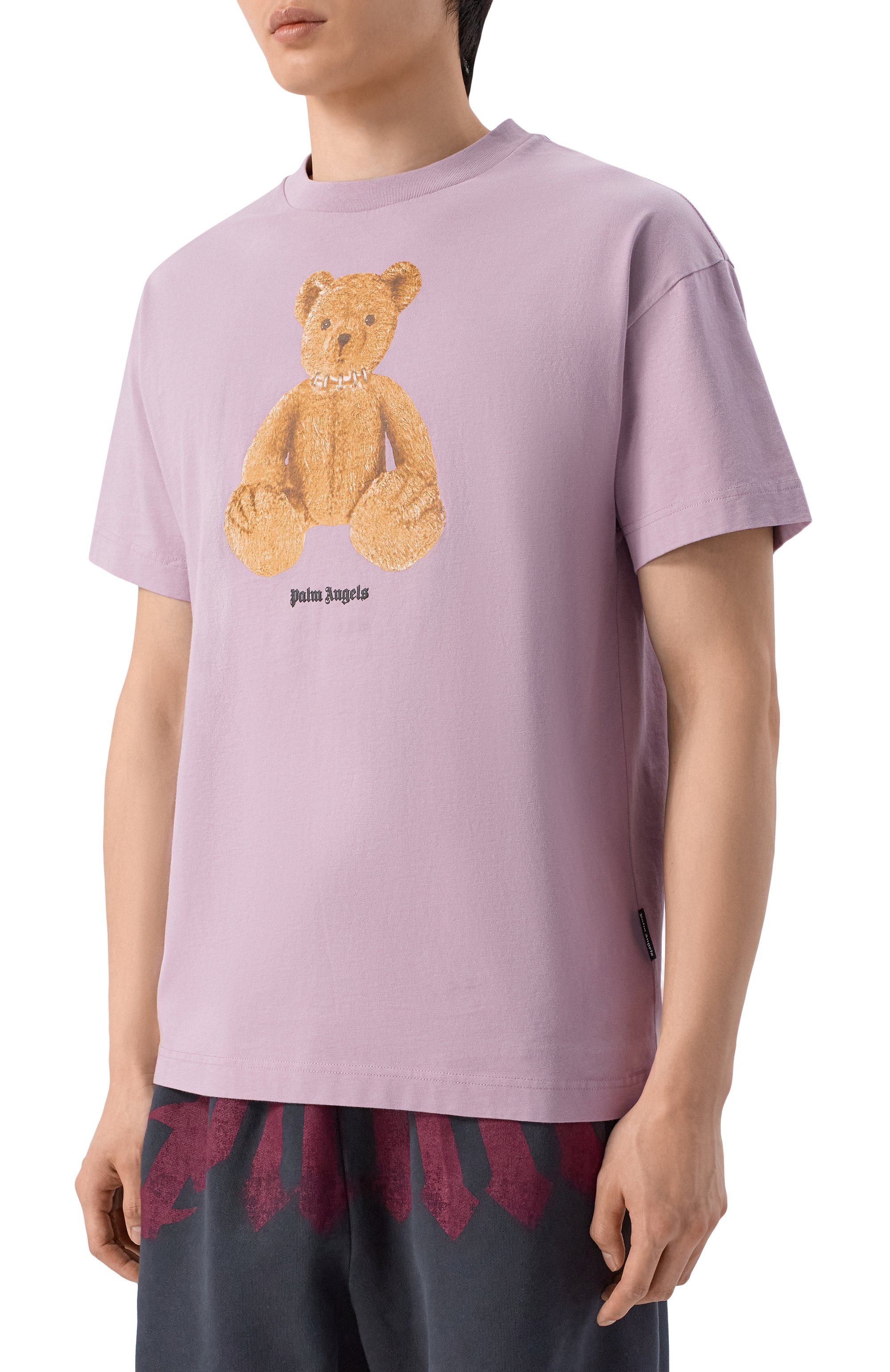 Хлопковая футболка PALM ANGELS, арт. PMAA109S26JER00A, фото 3