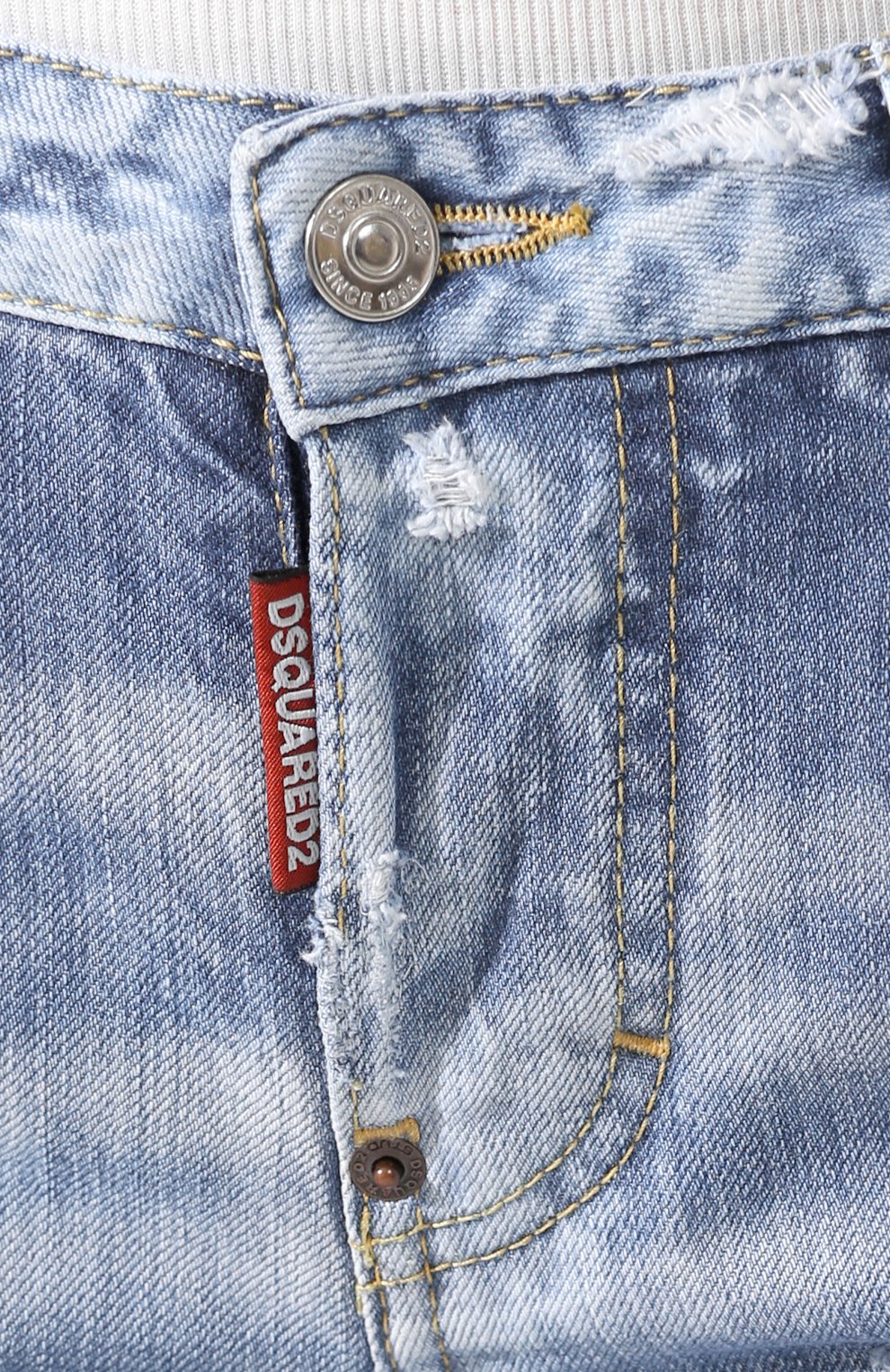 Джинсы DSQUARED2 синего цвета по цене 62300 руб., арт. S72LB0265/S30309, фото 5 Джинсы DSQUARED2, арт. S72LB0265/S30309, фото 5