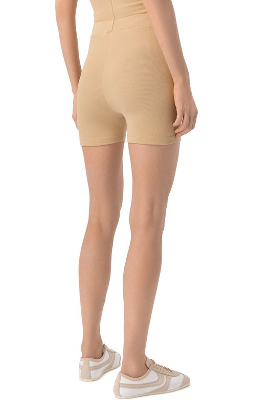 Хлопковые шорты Comme des Fuckdown CFABW01253 Бежевый  CFABW01253 Фото 4