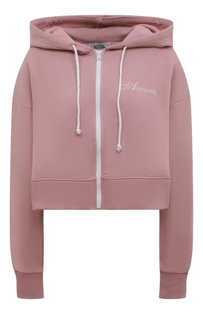 Женский хлопковая толстовка ARTEM KRIVDA, арт. T-HOOD-AMORE-PINK