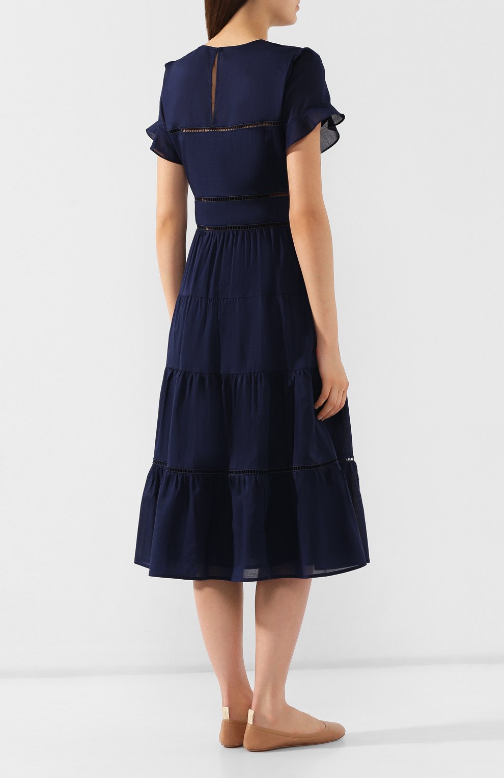 Хлопковое платье MICHAEL MICHAEL KORS, арт. MU98YZH4YJ, фото 4
