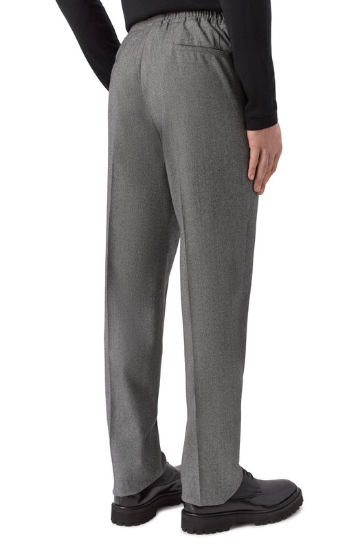 Брюки из шерсти и кашемира Kiton UPN01K0125G08 Серый  UPN01K0125G08 Фото 4