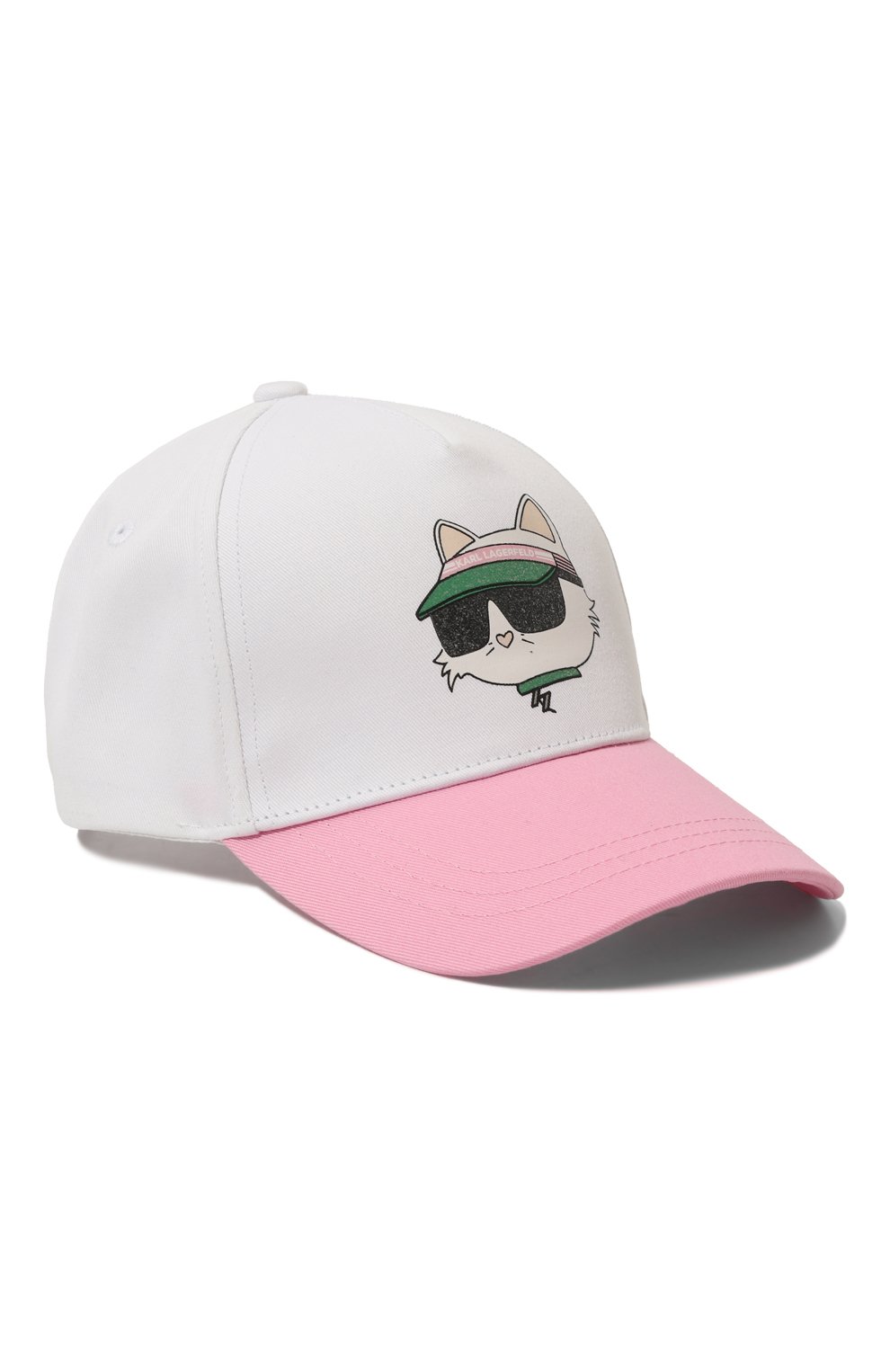 Хлопковая бейсболка KARL LAGERFELD KIDS, арт. Z30176, фото 1