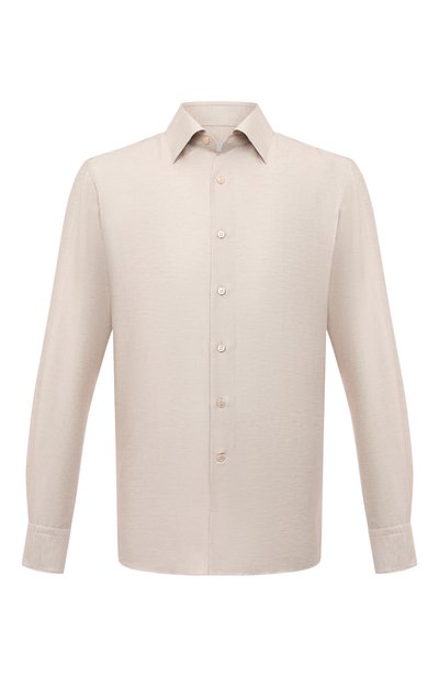 Мужская сорочка из хлопка и льна STEFANO RICCI, арт. MC003685/R2564