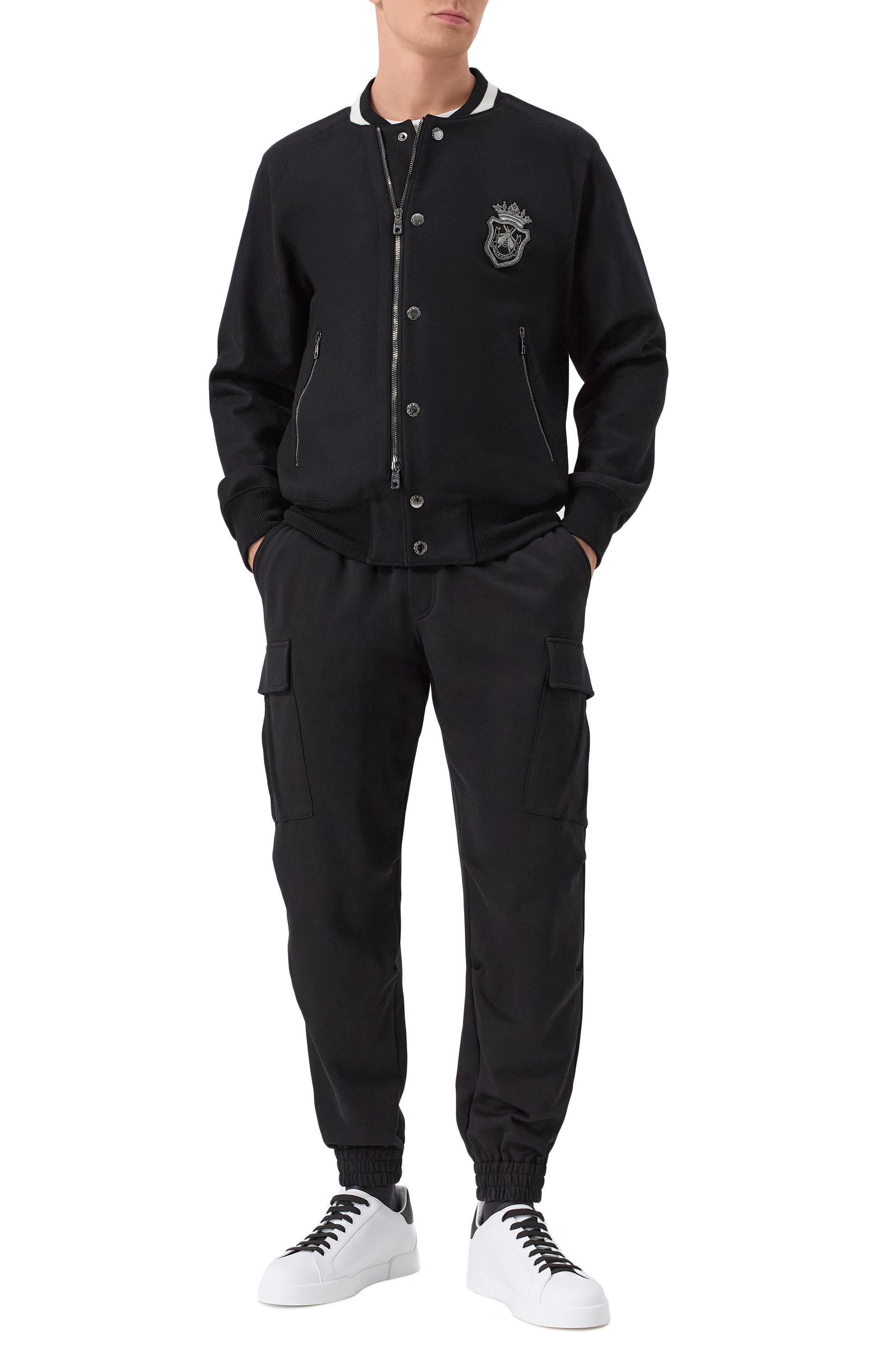 Хлопковые джоггеры DOLCE & GABBANA, арт. GP108Z/G702S, фото 2