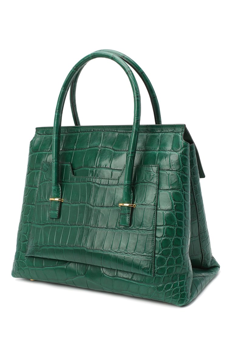 Сумка-тоут icon medium из кожи аллигатора TOM FORD, арт. L0683T/CSY, фото 1