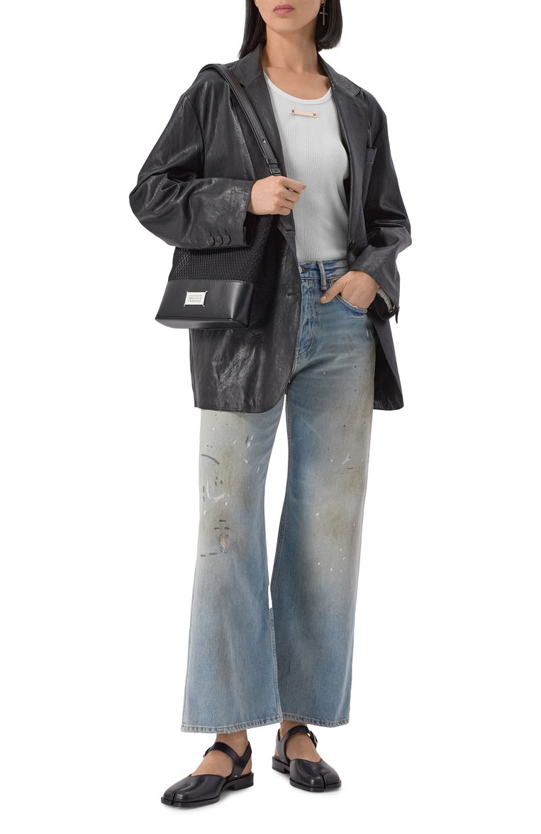 Мужского майка MAISON MARGIELA белого цвета, арт. S50NL0049/M20060 | Фото 6 (Нос: Не проставлено; Региональные ограничения белый список (Axapta Mercury): Не проставлено; Стили: Кэжуэл; Рукава: Без рукавов; Принт: Без принта; Материал внешний: Хлопок; Мужское Кросс-КТ: Футболка-одежда)