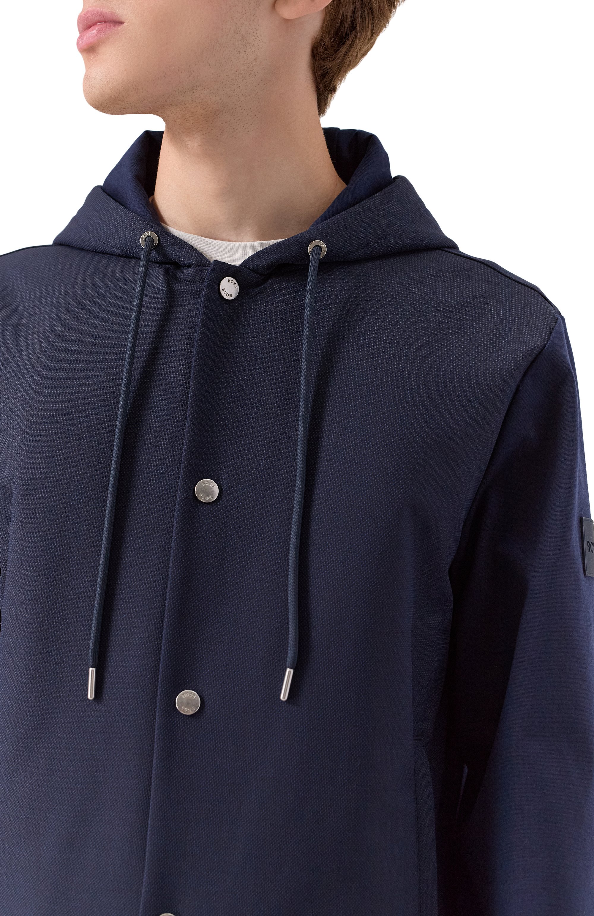 Толстовка из лиоцелла и шерсти BOSS, арт. 50543385, фото 5