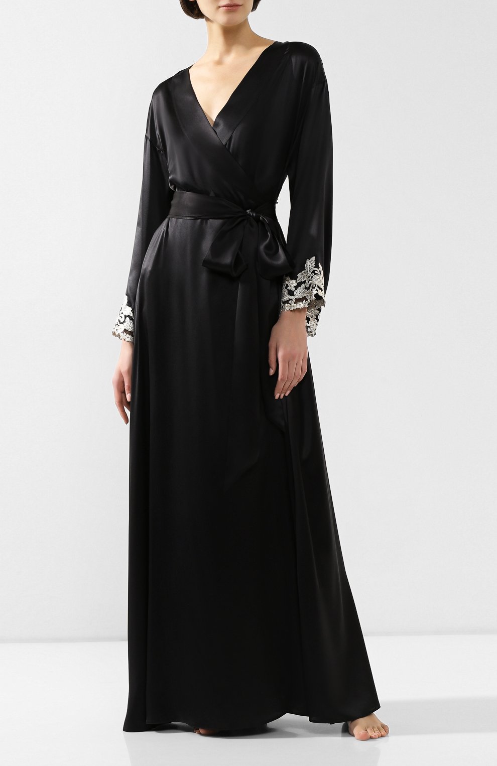 Шелковый халат LA PERLA, арт. 0019231, фото 2