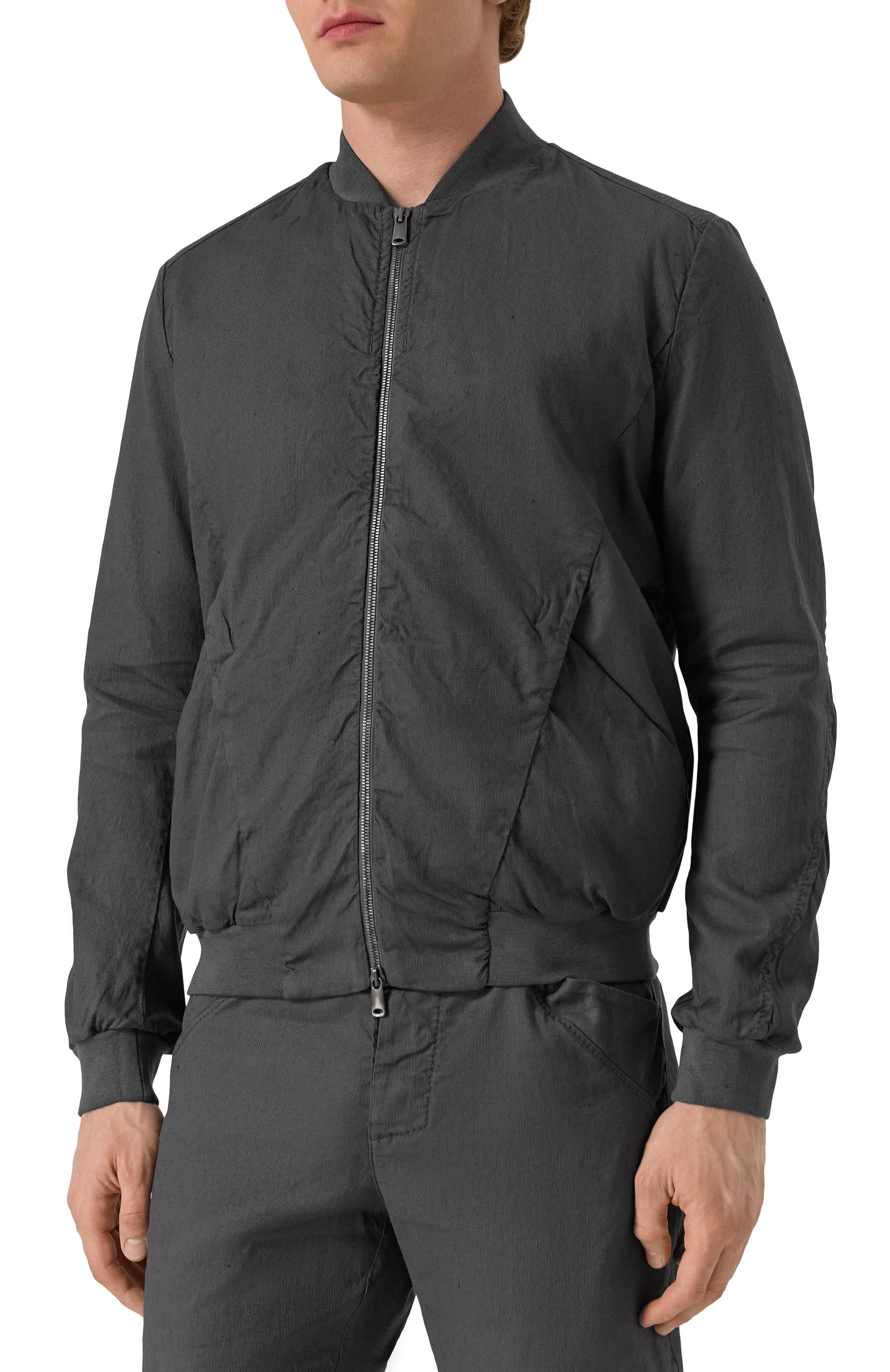 Бомбер из хлопка и льна TRANSIT, арт. CFUTRZE145, фото 3