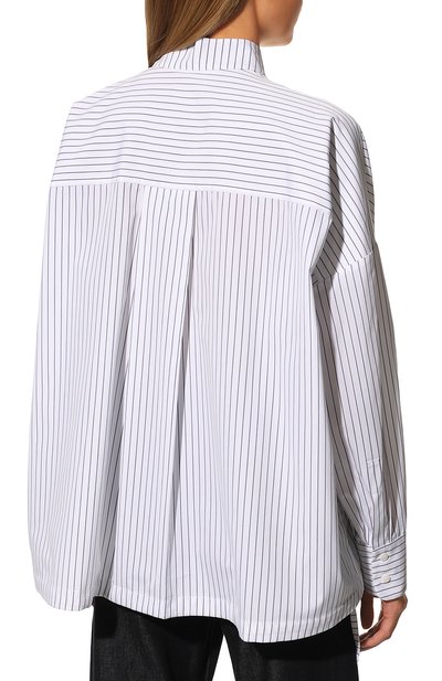 Хлопковая рубашка EMPORIO ARMANI голубого цвета по цене 32900 руб., арт. INC16T/I2400, фото 4 Хлопковая рубашка EMPORIO ARMANI, арт. INC16T/I2400, фото 4