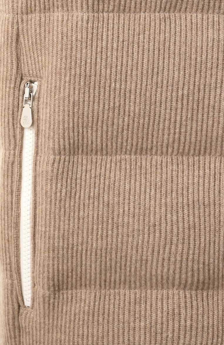 Пуховый жилет из кашемира BRUNELLO CUCINELLI, арт. M221P249, фото 1