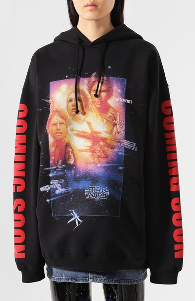 Хлопковое худи star wars x vetements xl VETEMENTS, арт. USW21LS019 1602/W, фото 3