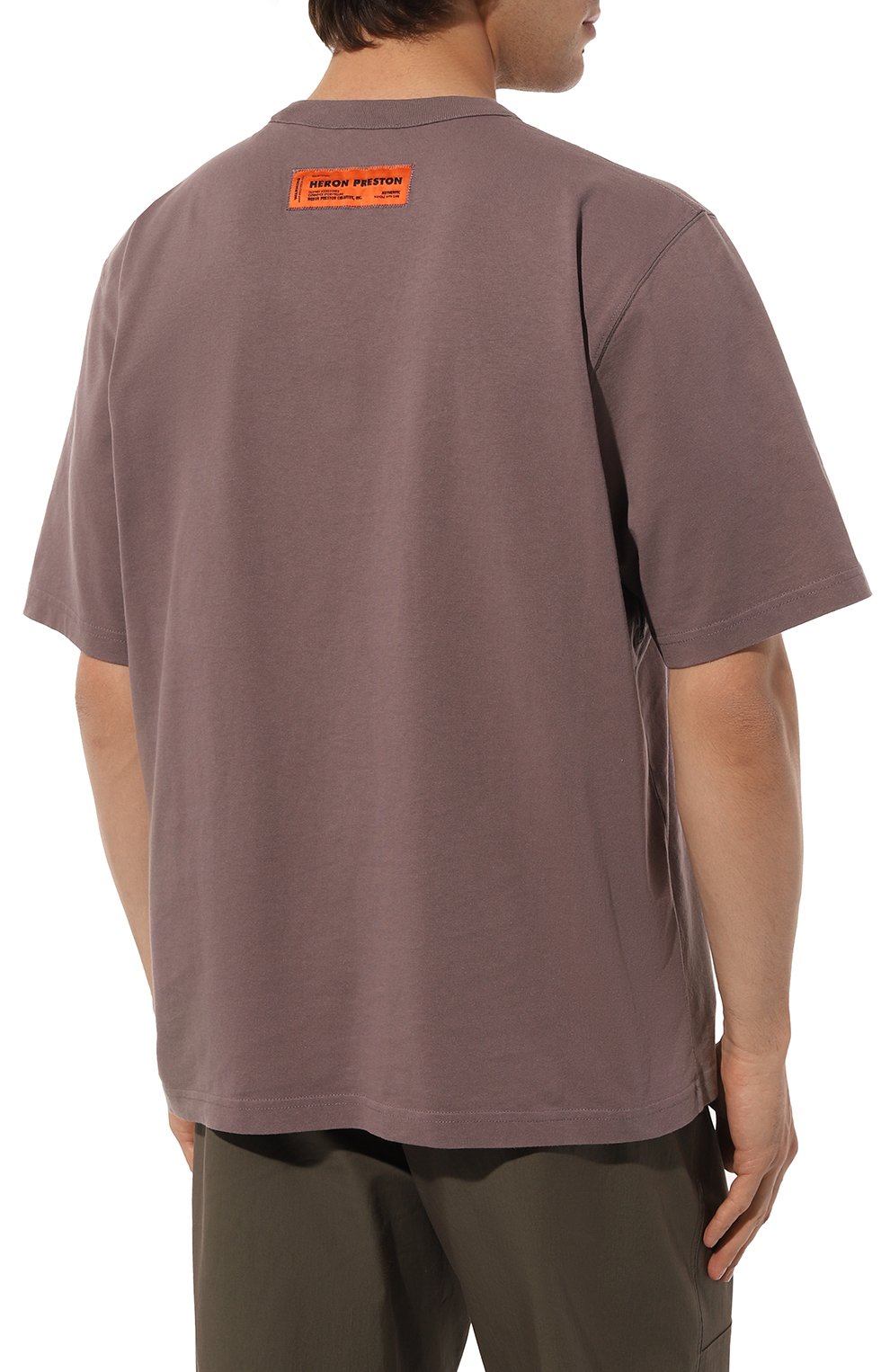 Хлопковая футболка HERON PRESTON, арт. HMAA032F22JER0090910, фото 4